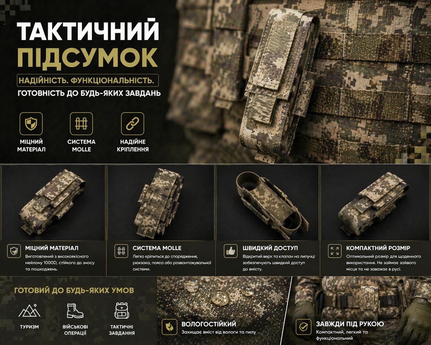 Підсумок для турнікета MOLLE (відкритий) 4
